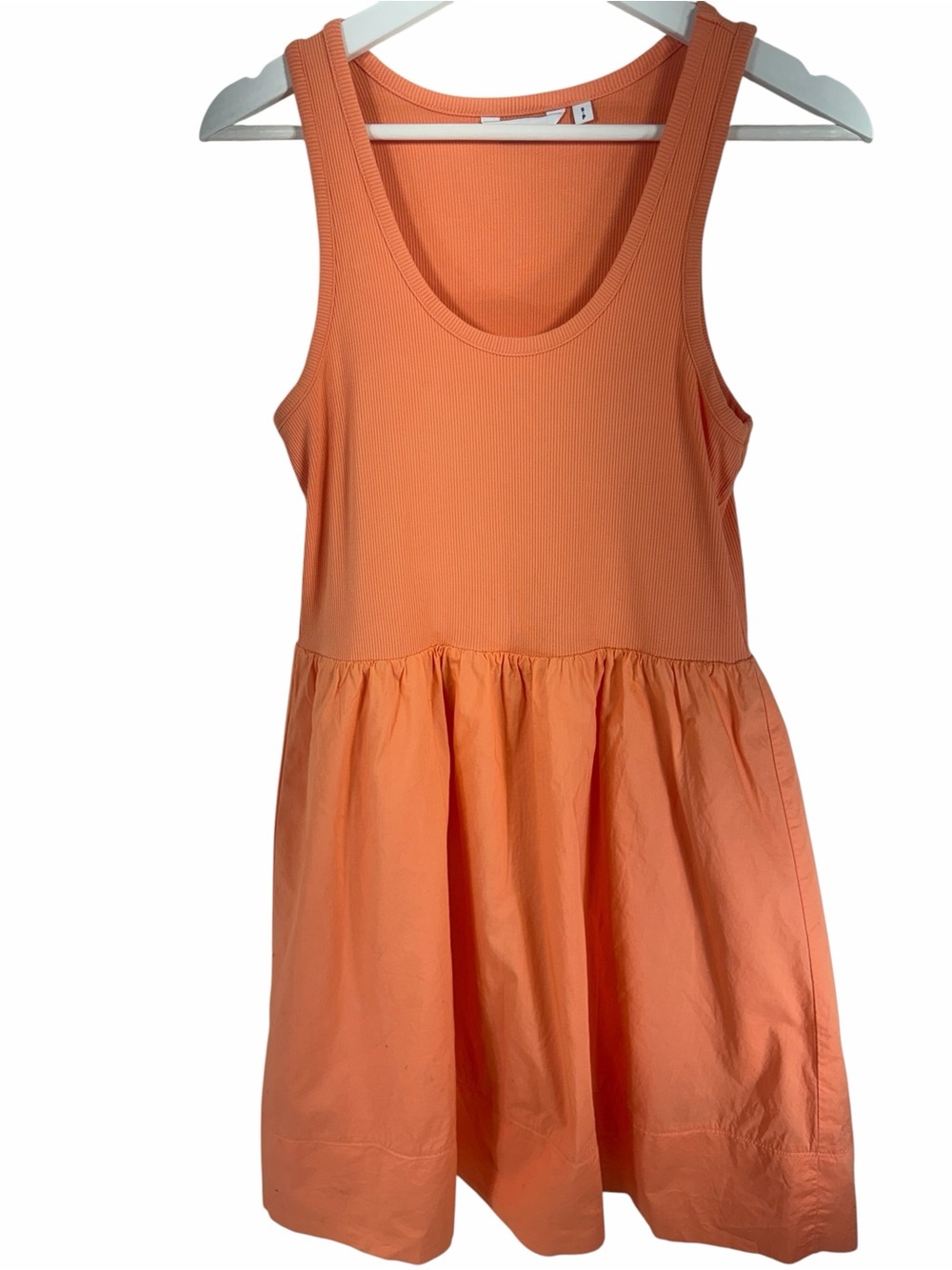 Reitmans Coral Ribbed Tank Dress szie small - Picture 3 of 12